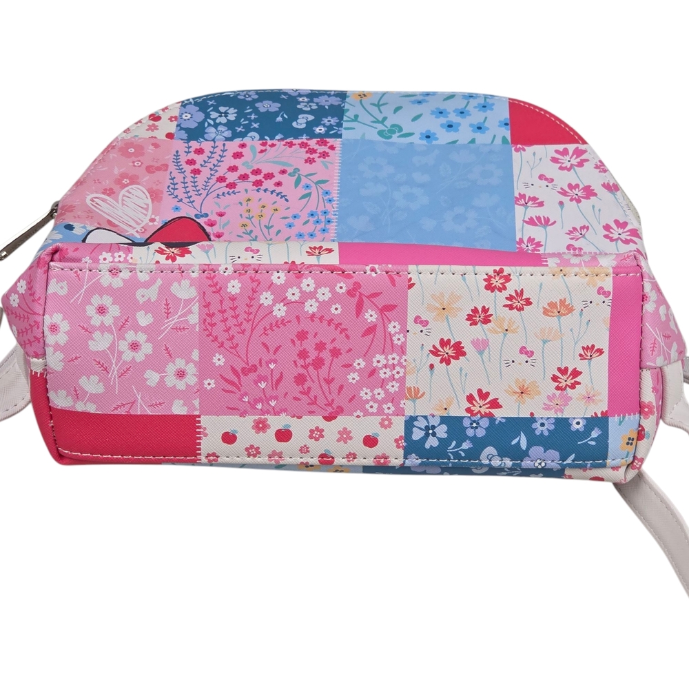 Loungefly Hello Kitty Patch Work Backpack Purse -… - image 8